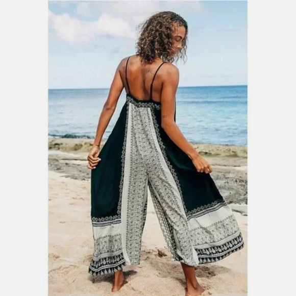 FREE PEOPLE Mixed Print Jumpsuit *NWT* - Picture 3 of 7